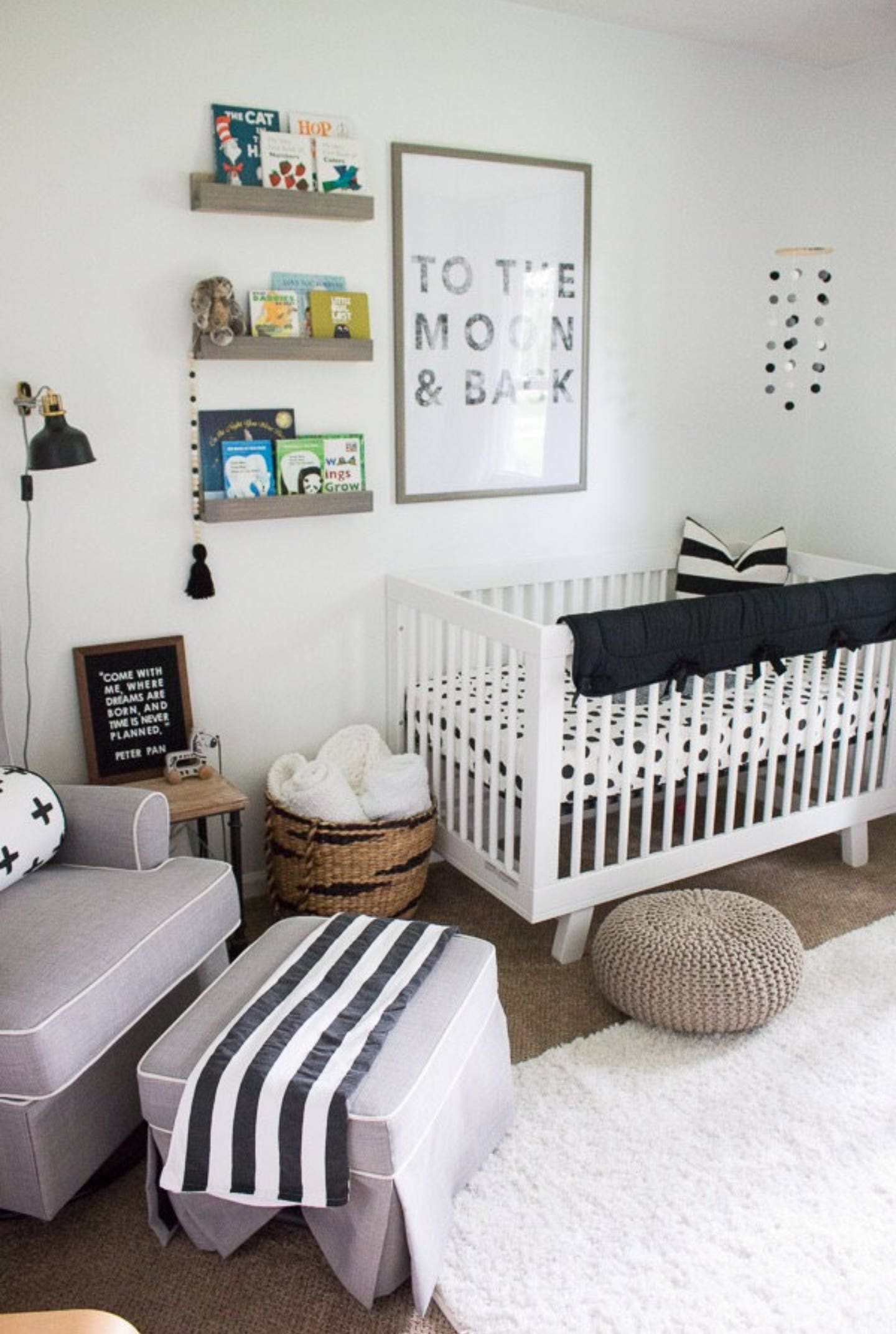 Set of Two Picture Ledge Shelves Nursery Shelves Rustic Etsy