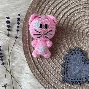 Cat crochet pattern, Cat amigurumi tutorial, ENG, Mezglinsh pattern