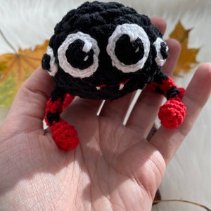 Spider amigurumi pattern, Spider crochet pattern, Crochet pattern ENG, Mezglinsh