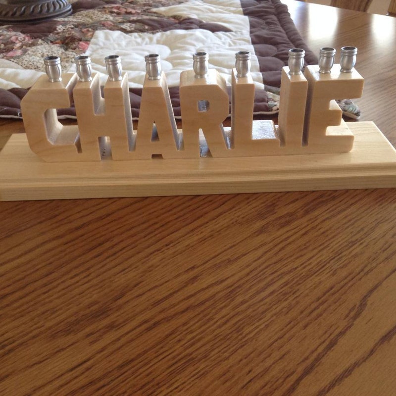 Cosyom Name Custom Name Menorahs - Etsy