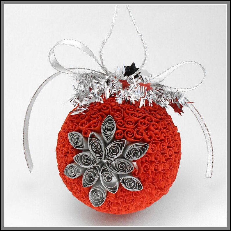Boule de Noël quilling | Etsy
