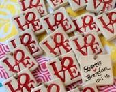 Personalized favors,8 wedding favors, Philadelphia love,love,Philly Love,Philadelphia,custom favors,wedding party,bachelorette,LGTBQ favors