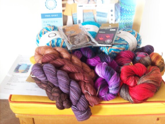 Yarn MYSTERY BOX with Alpaca yarn Personalized Gift