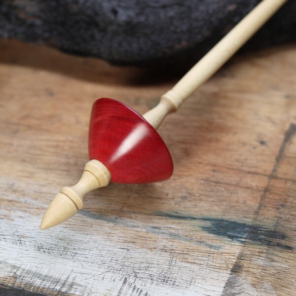 Tibetan Style Spindle | Supported Spindle | Hand Made Support Spindle | Hardwood
