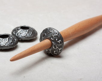 Spindle Whorl | 22g | Hand Cast | Pewter
