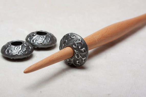 Spindle Whorl | 22g | Hand Cast | Pewter