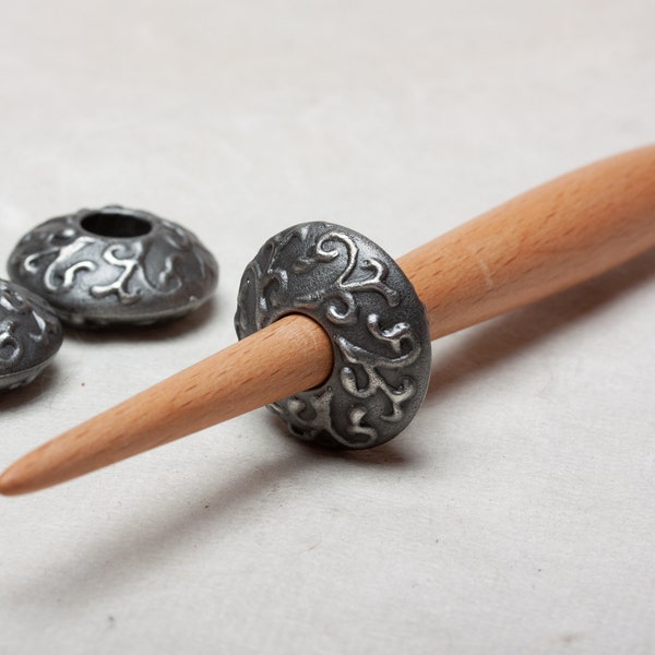 Spindle Whorl | 22g | Hand Cast | Pewter