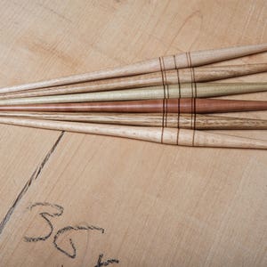 Spindle Sticks Medieval Style Spindle Sticks Light Weight Hand Turned image 4