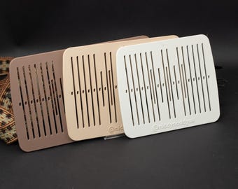 Rigid Heddle Set with Pattern Slots: 3x Plastic Heddles