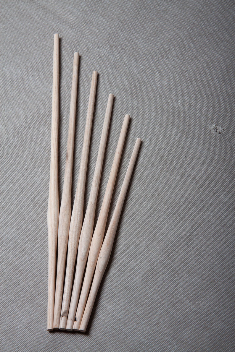 Spindle Sticks Viking Age Style Spindle Sticks Hand Turned image 4