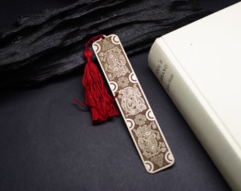 Engraved Bookmark | Wooden Bookmark | Viking Design