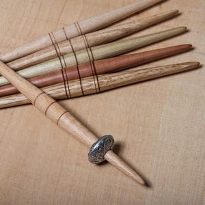 Spindle Sticks Medieval Style Spindle Sticks Light Weight Hand Turned image 5