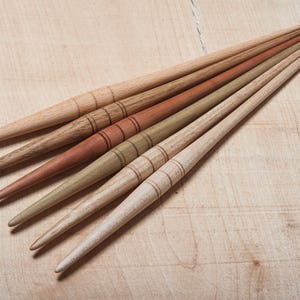 Spindle Sticks Medieval Style Spindle Sticks Light Weight Hand Turned image 3