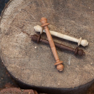 Medieval Thread Spools Reenactment Hand Turned Reproduction Medieval Thread Bobbins image 5