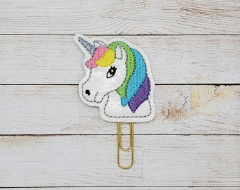 Unicorn Planner Clip Paperclip