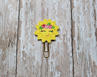 Boho Sun Planner Clip Paperclip