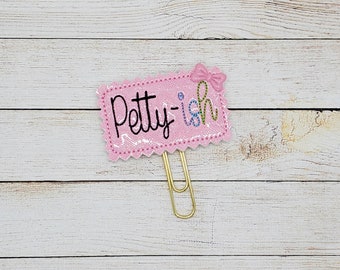 Petty-ish Planner Clip Paperclip