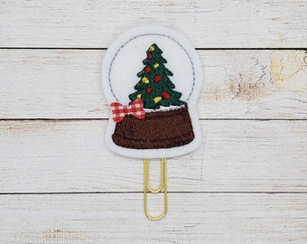 Tree Snowglobe Planner Clip Paperclip