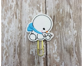 Snow Baby Planner Clip Paperclip