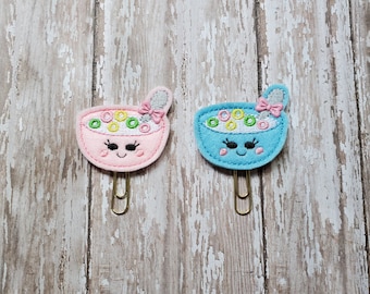 Cereal Bowl Planner Clip Paperclip