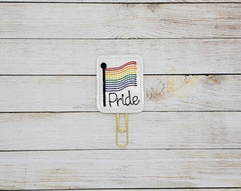 Pride Flag Planner Clip Paperclip