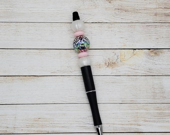 Leopard Beaded Planner Pen