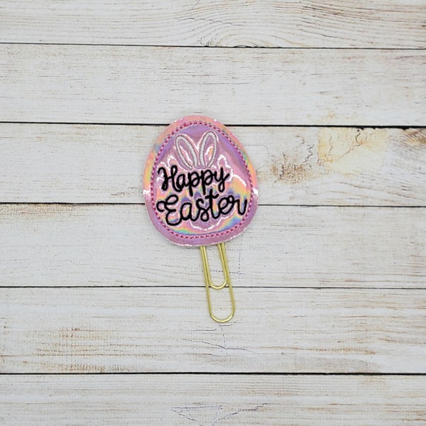 Happy Easter Egg Planner Clip Paperclip