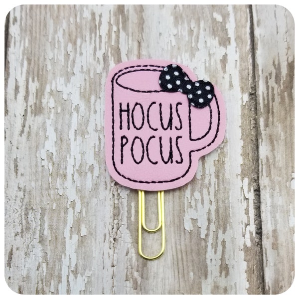 Witches Coffee Cup Planner Clip Paperclip