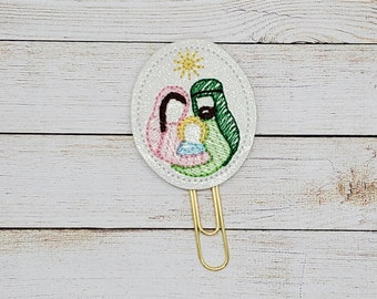 Nativity Planner Clip Paperclip