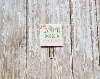 Gift Wrapper Planner Clip Paperclip