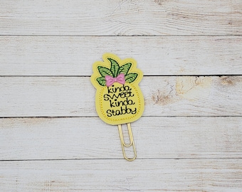 Pineapple Planner Clip Paperclip