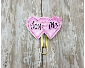You and Me Planner Clip Paperclip
