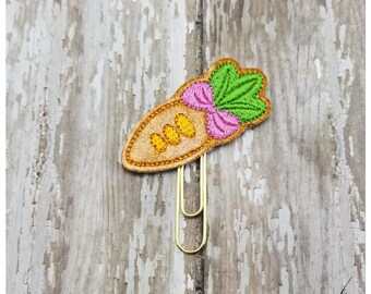 Chunky Carrot Planner Clip Paperclip