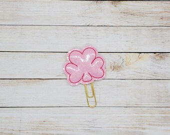 Pink Shamrock Planner Clip Paperclip