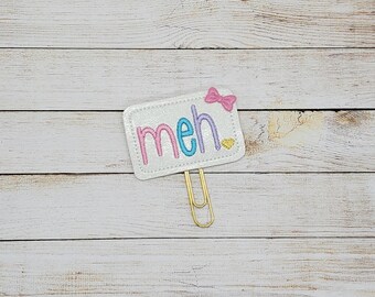 Meh Planner Clip Paperclip
