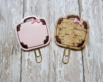 Suitcase Planner Clip Paperclip