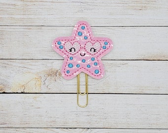 Geeky Starfish Planner Clip Paperclip