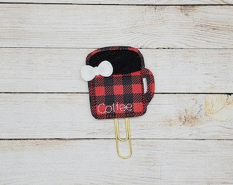 Coffee Flask Planner Clip Paperclip