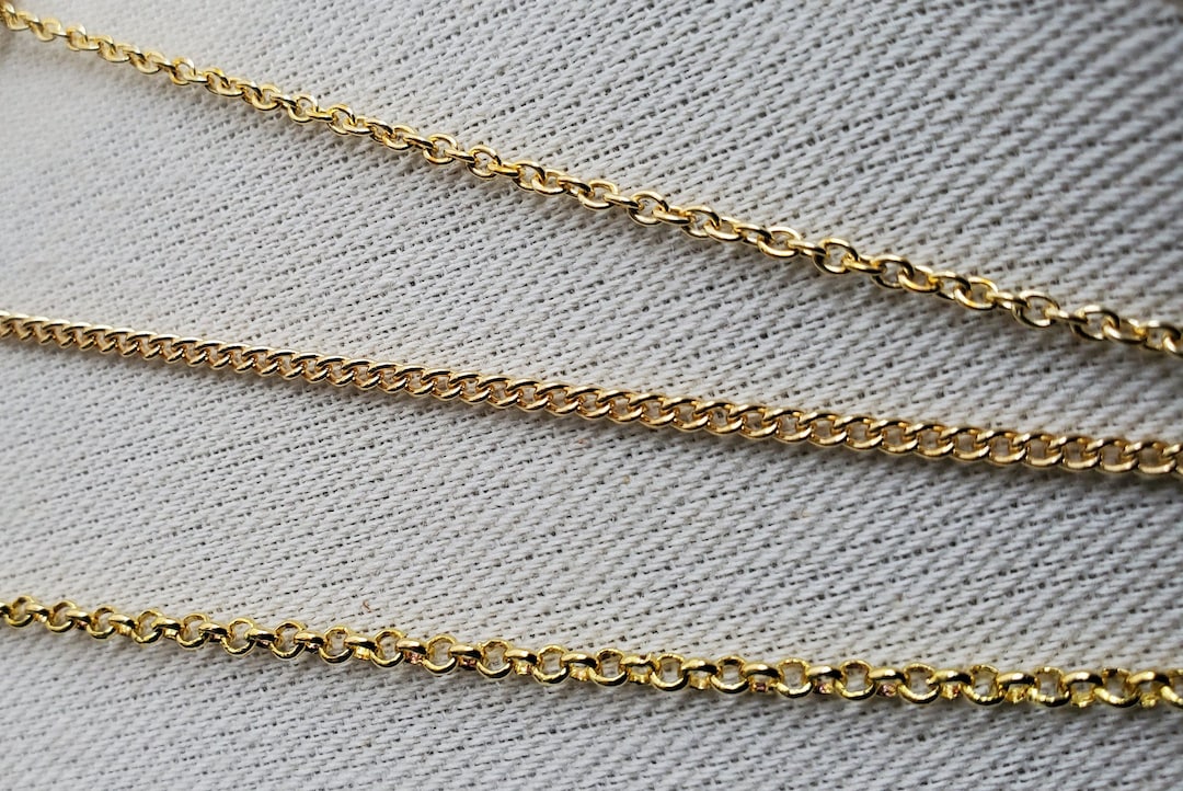 Handmade Brass Chain Necklace