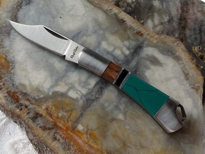 Small Knife Lanyard Hole for Pendants Necklaces Howlite Etsy