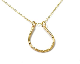 Charm Holder Necklace, Gold or Silver Memory Gift, Jewelry for Charms or Pendants, Drop Necklace, Add Your Own Charms Mother or Grandma Gift