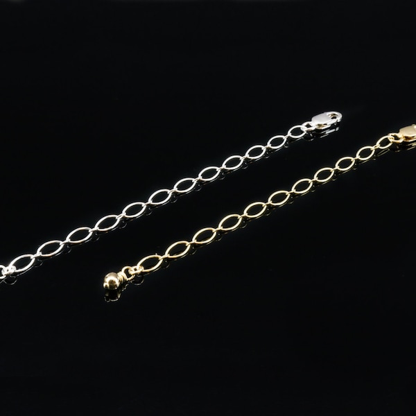 Chain Extender, Silver Extender, Gold Extender, Necklace Extender, Add More Length to Necklace, Necklace Accessory, Make Chain Longer