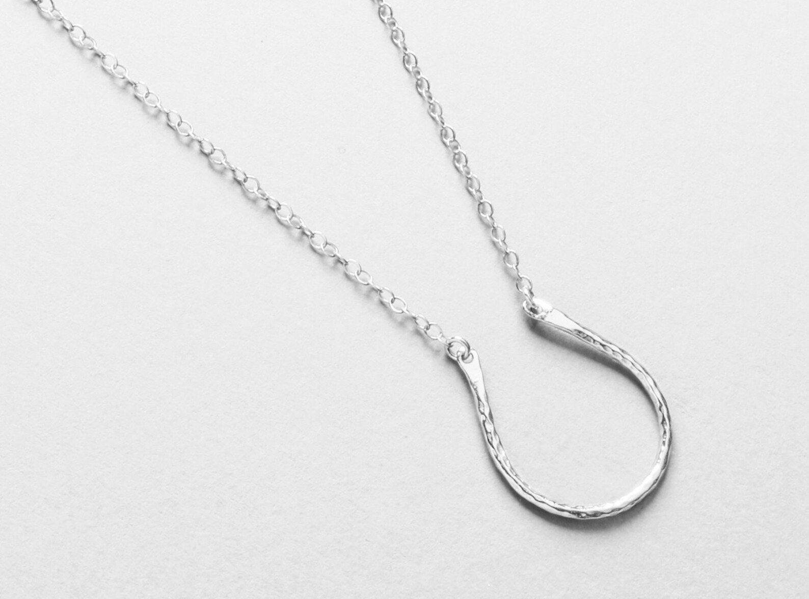 Sterling Silver or Gold Charm Holder Necklace Add a Charm Etsy