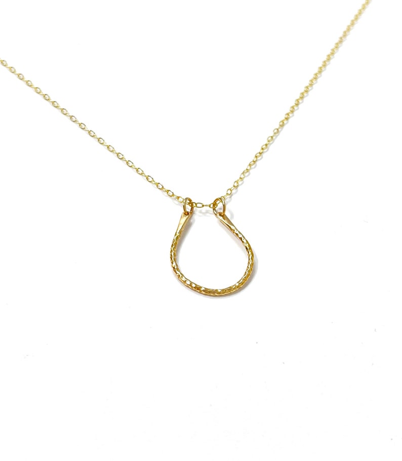 Sterling Silver or Gold Charm Holder Necklace Add a Charm Etsy