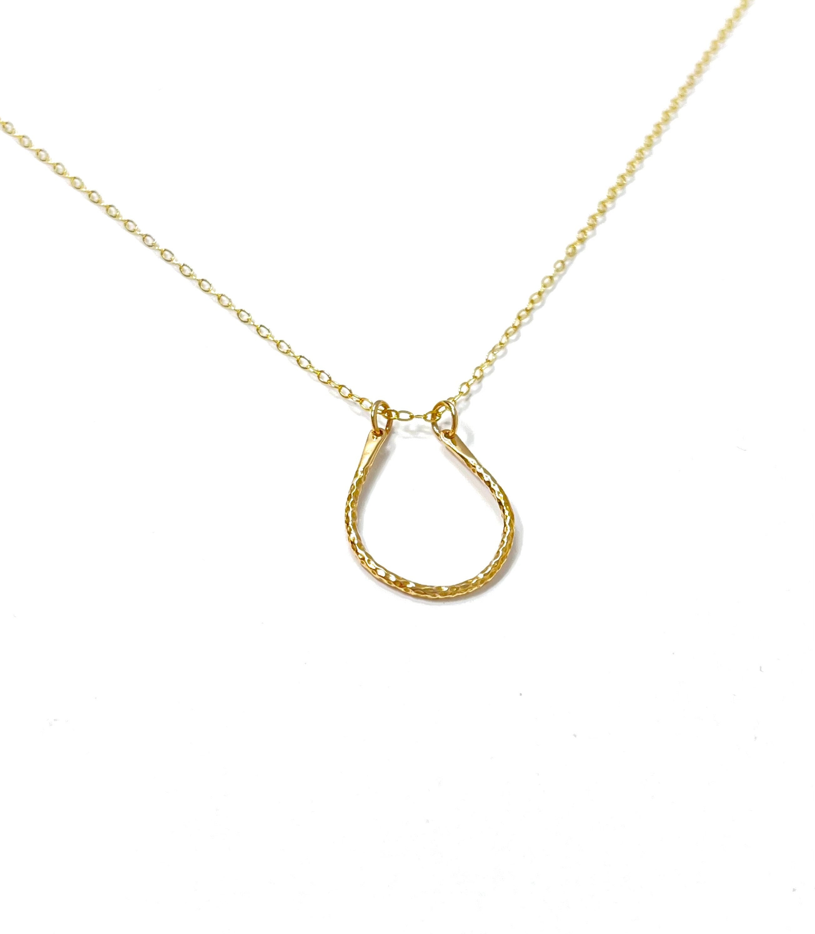 Sterling Silver or Gold Charm Holder 