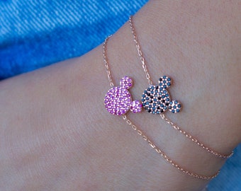 Mickey bracelet | Disney Mickey Mouse bracelet| disney bracelet | sterling silver bracelet