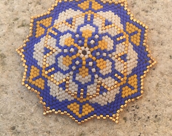 Miyuki beaded pendant