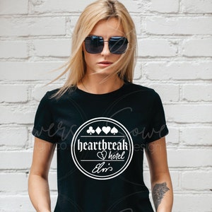 Elvis Heartbreak Hotel Shirt • Vintage Rock & Roll Graphic Tee • Retro Elvis Presley T-Shirt • Classic Music Fan Tee • Women’s Concert Shirt