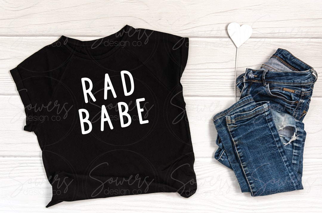 RAD BABE Tshirt Design Only/svg Eps Png Dxf Instant DIGITAL Download