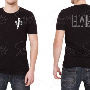 ELVIS TCB T-Shirt Design Only/svg eps png dxf Sofortiger DIGITALER Download